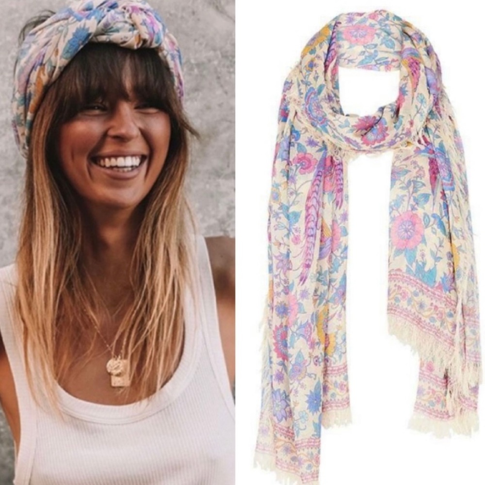 Spell designs Lovebird vintage travel scarf, nwt
